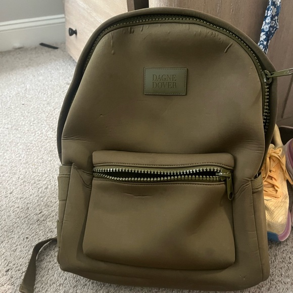 Dagne Dover Handbags - Dagne Dover Dakota Olive Green Backpack